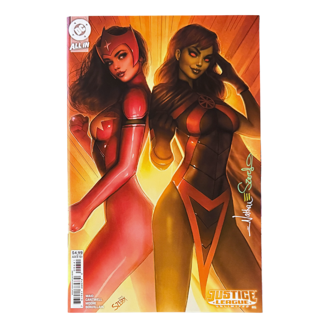 Justice League Unlimited #6 - Signed by Nathan Szerdy