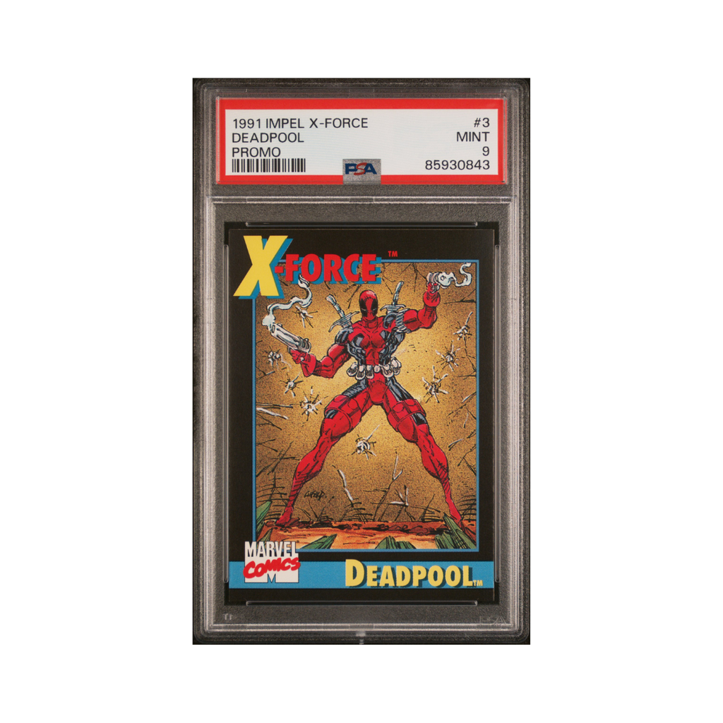 1991 Impel X-Force Promo #3 - Deadpool Promo - PSA 9