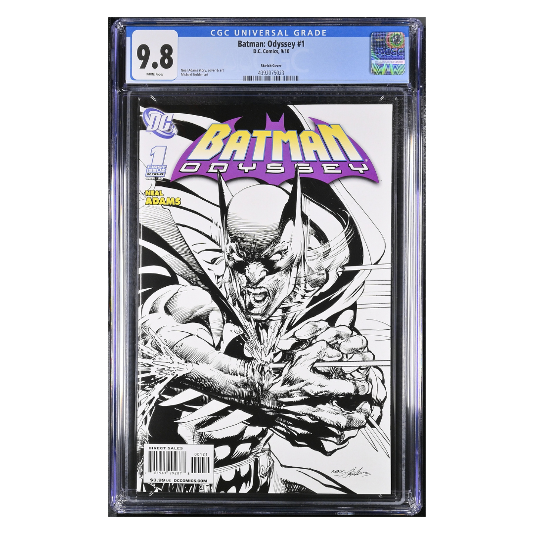 Batman: Odyssey #1 - Sketch Cover - CGC 9.8