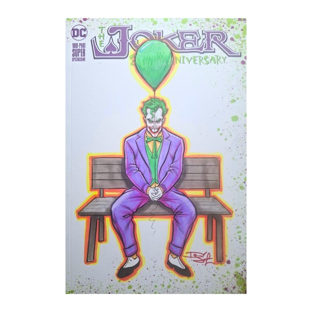 Joker 80th Anniversary - Blank Variant - Full Joker Sketch by Dietrich Smith