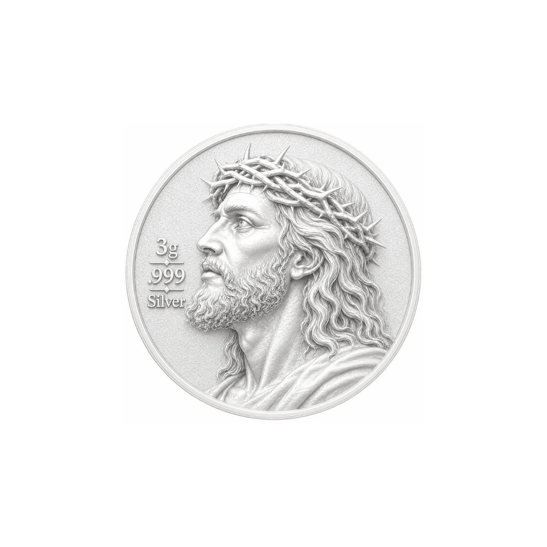 Jesus Christ - Finite Body, Infinite Soul - 3g Silver Round