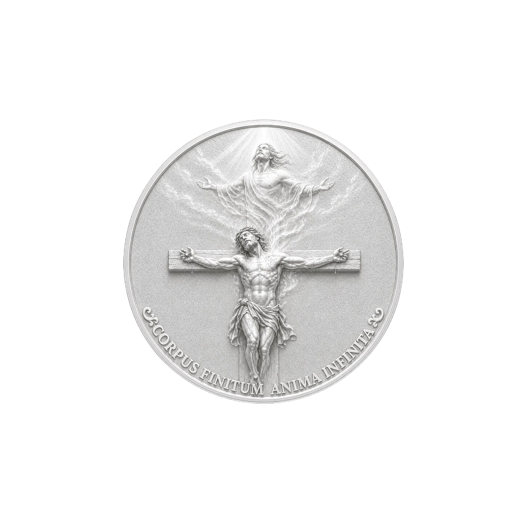 Jesus Christ - Finite Body, Infinite Soul - 3g Silver Round
