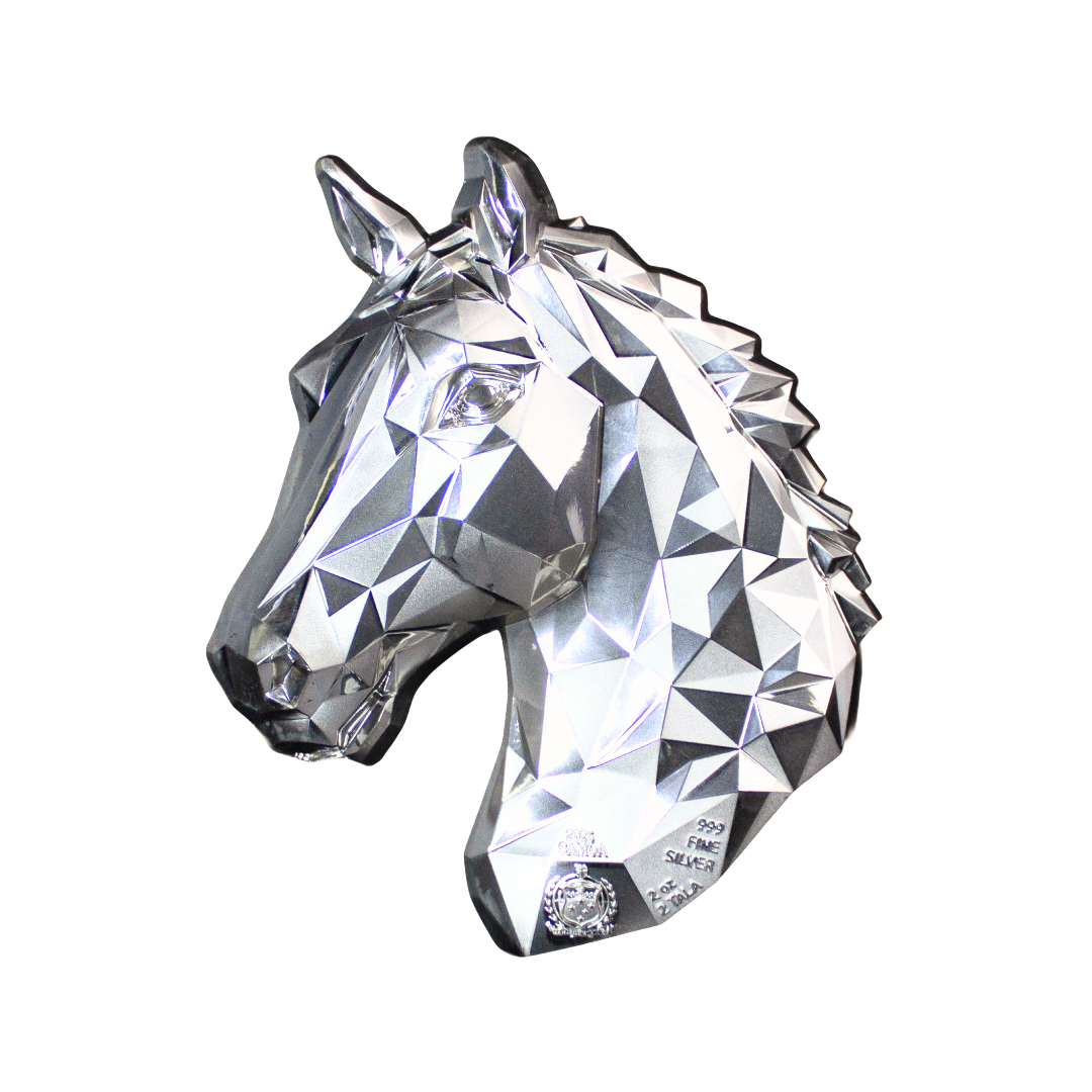 2026 Samoa Low Poly Lunar Horse - Stacker 2 oz Silver Coin