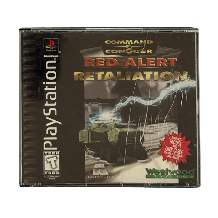 Command & Conquer Red Alert Retaliation – PS1 – CIB – NTSC (US/Canada)