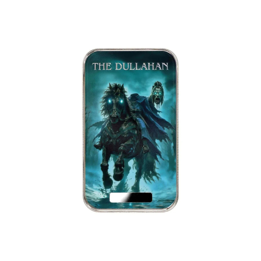 2026 Scottsdale Mint | The Dullahan 1 oz Silver Serialized Colorized Bar