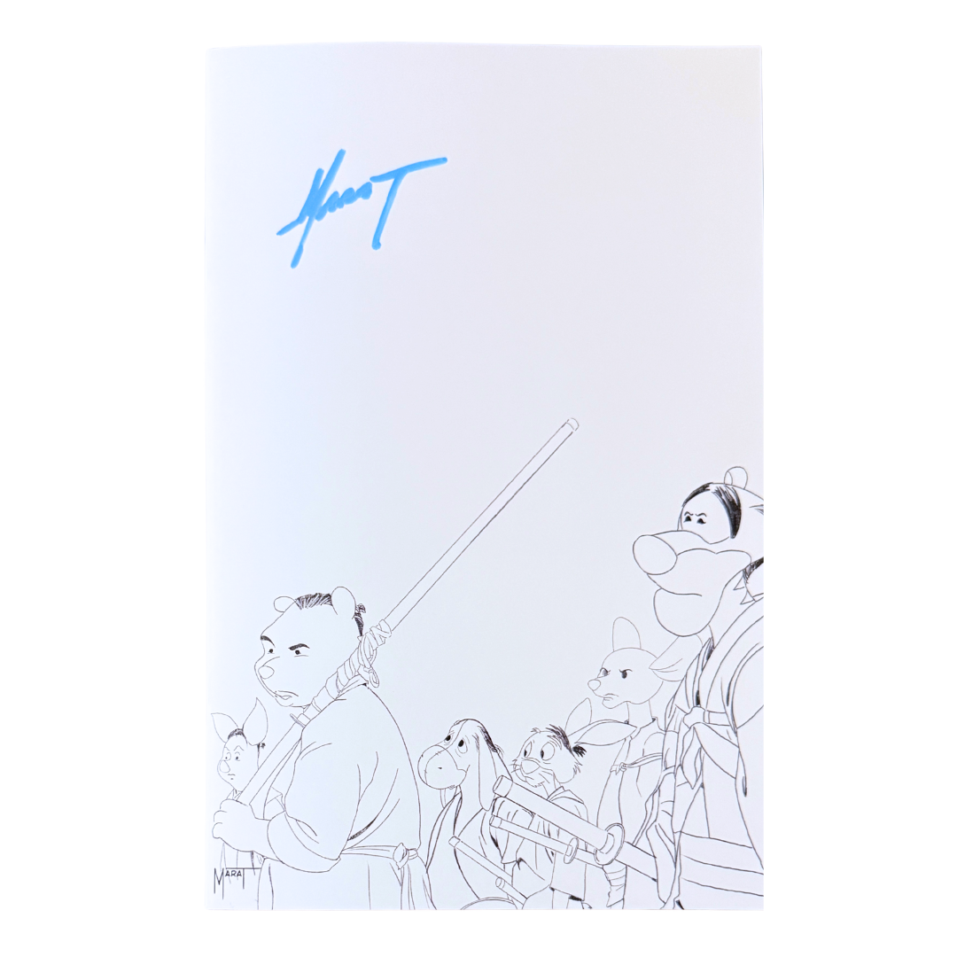 Do You Pooh - Seven Samapooh - Sketch Variant - Signed by Marat Mychaels in Blue