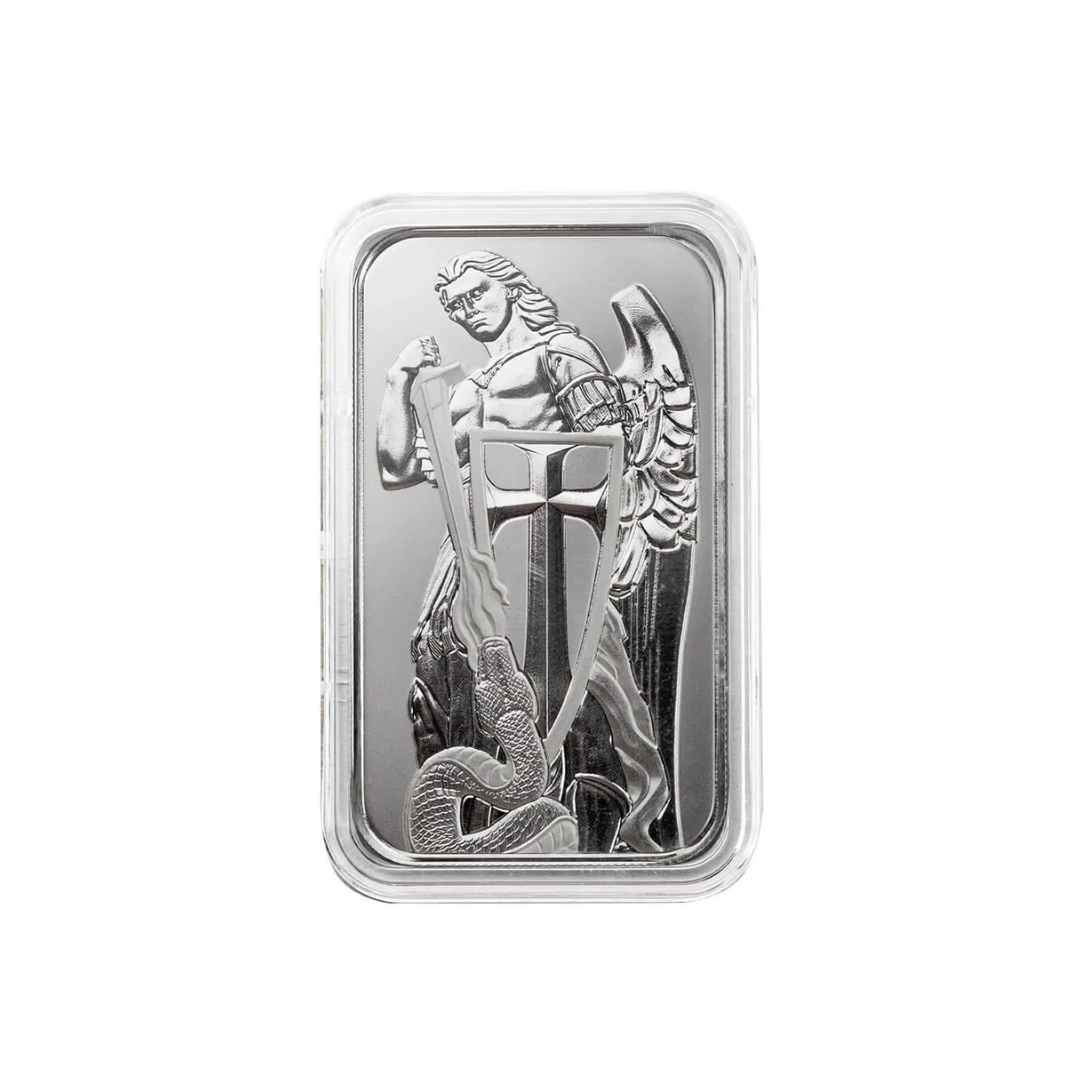 Archangel Michael - 1 oz .999 Silver Bar