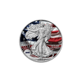 2026 U.S. Silver Eagle - USA Flag Edition 1 oz .999 Silver Coin