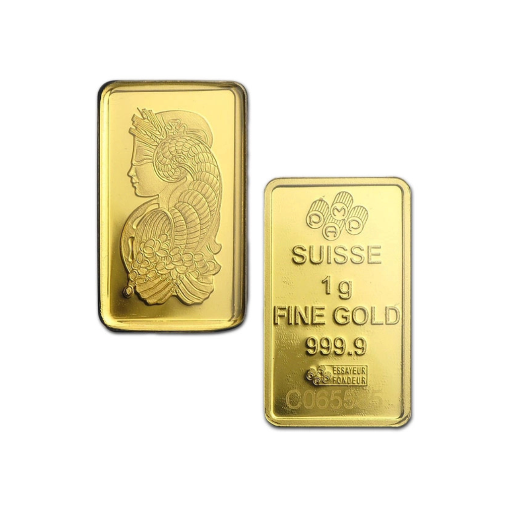 PAMP Suisse Gold Bar - 1 Gram, .9999 Pure (In Assay)