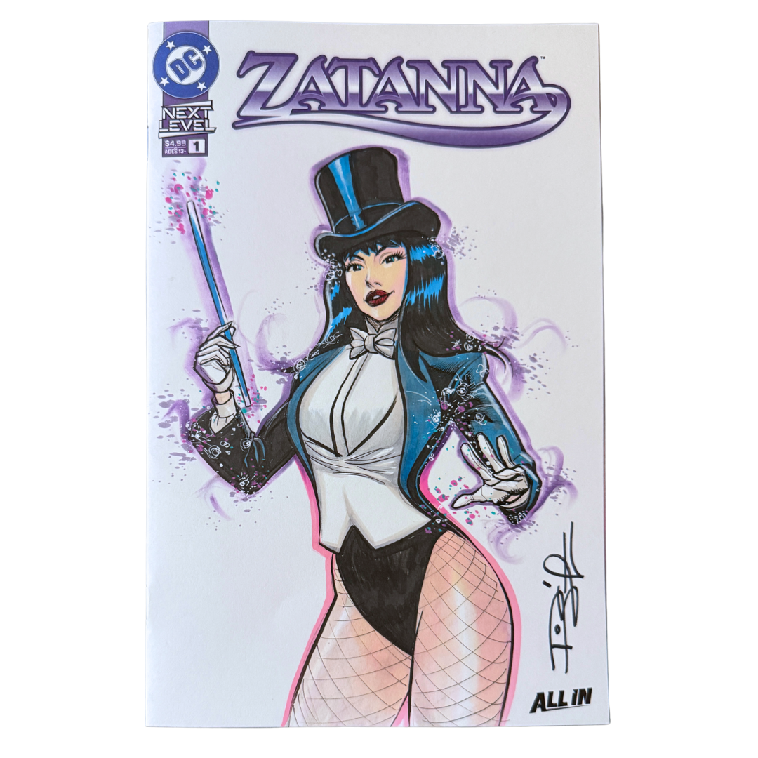 Zatanna #1 - Blank Variant - Full Color Sketch by Dietrich Smith