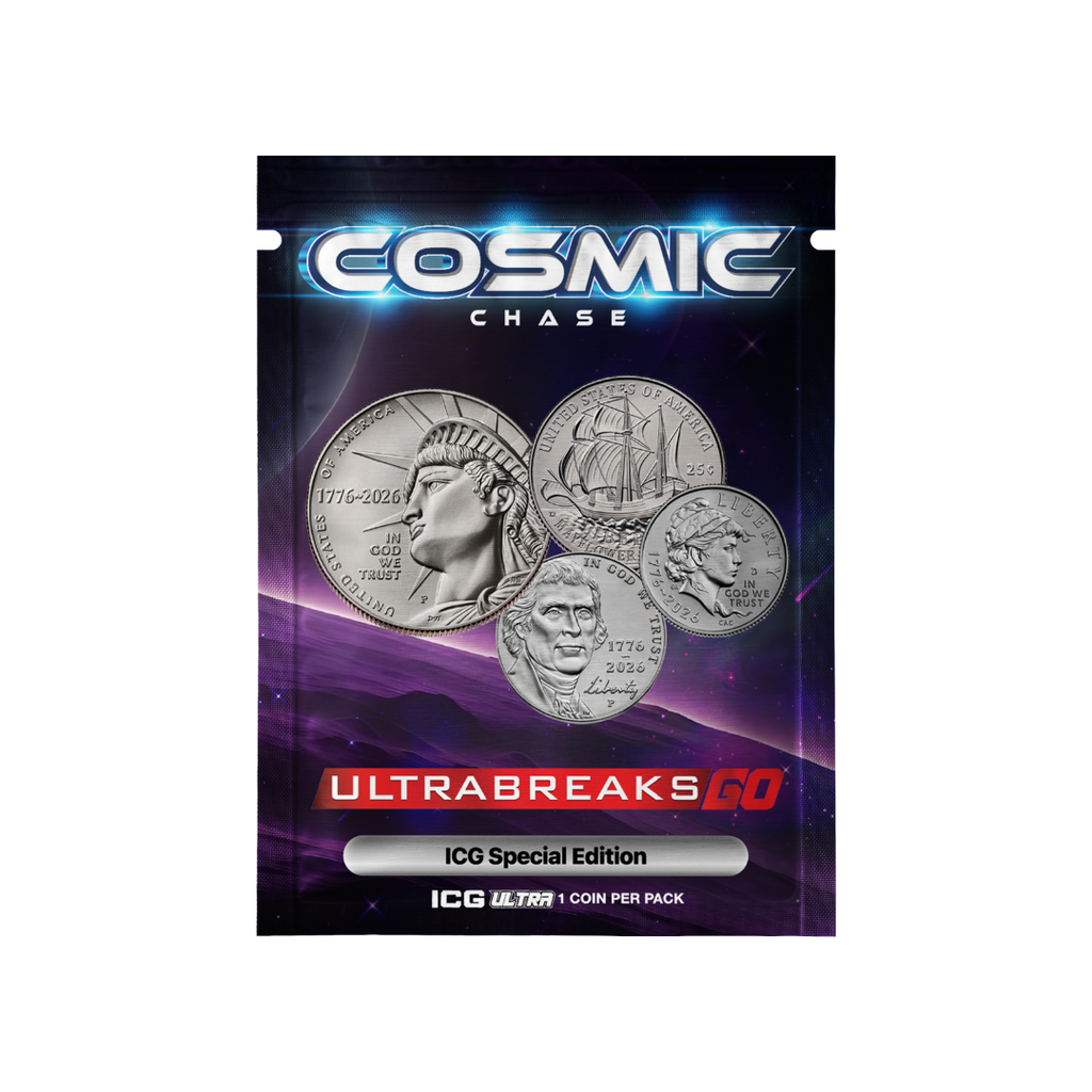 Ultrabreaks GO! Cosmic Chase Graded Coin Mystery Pack