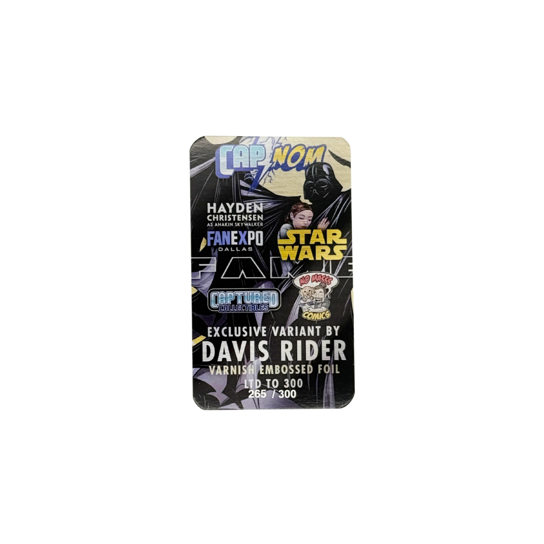 Fame: Hayden Christensen #1 – NM – Signed, Darth Vader Sketch & Inscribed – Davis Rider Fan Expo Exclusive (TidalWave, 2025)
