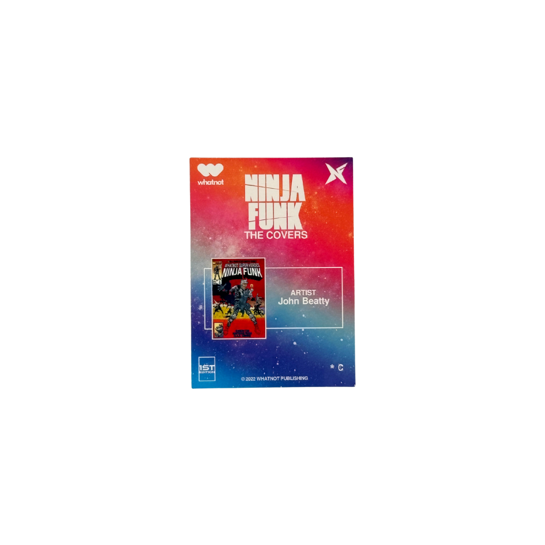 Ninja Funk #3 – Metal Cover Super Mario 3 Homage – NM – Signed, Sketched & Inscribed by Steve Schuitt (Whatnot Publishing, 2022)