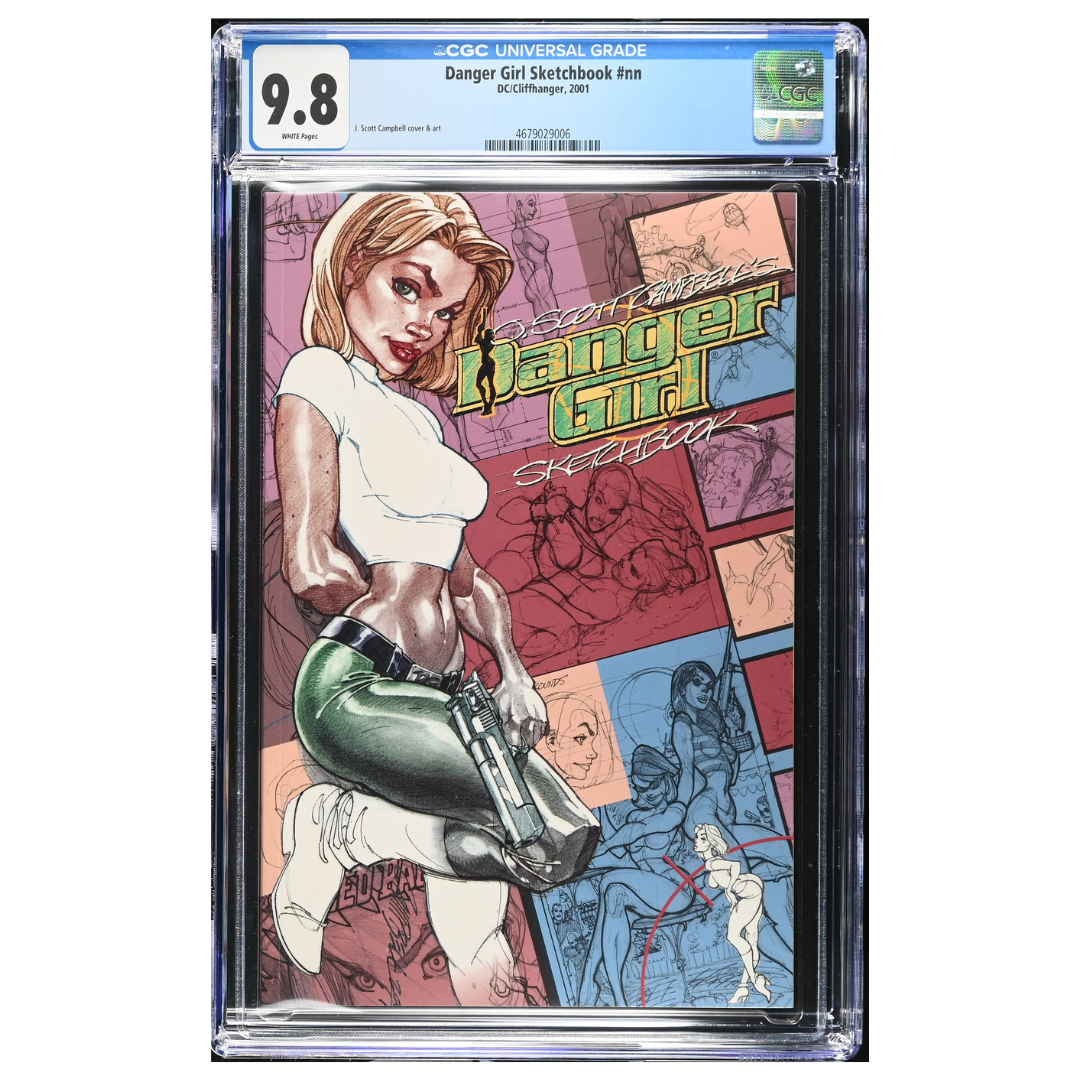 Danger Girl Sketchbook SC #1 - 1st Print – CGC 9.8 – 2001 (DC/Cliffhanger)