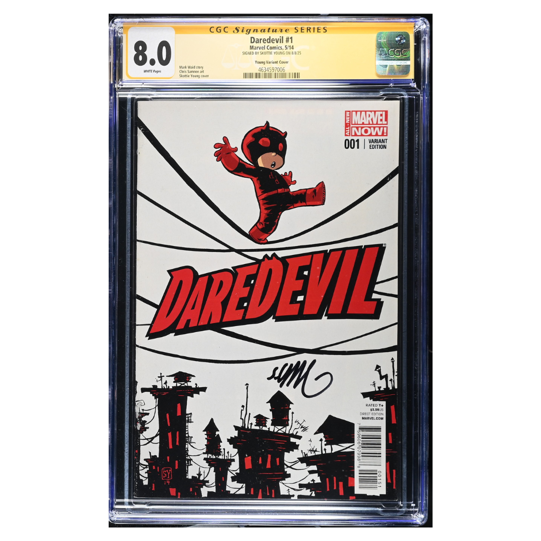 Daredevil (Vol. 4) #1 – Skottie Young “Kiddie” Variant / Signature Series – CGC 8.0 – 2014 (Marvel Comics)