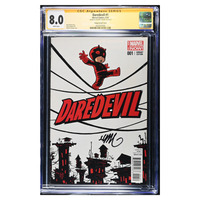 Daredevil (Vol. 4) #1 – Skottie Young “Kiddie” Variant / Signature Series – CGC 8.0 – 2014 (Marvel Comics)