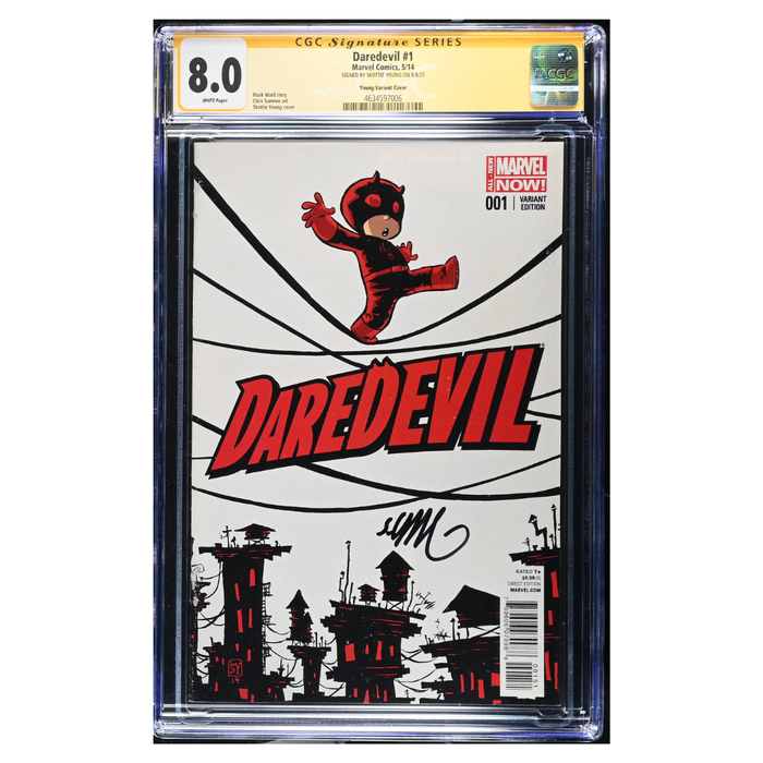 Daredevil (Vol. 4) #1 – Skottie Young “Kiddie” Variant / Signature Series – CGC 8.0 – 2014 (Marvel Comics)