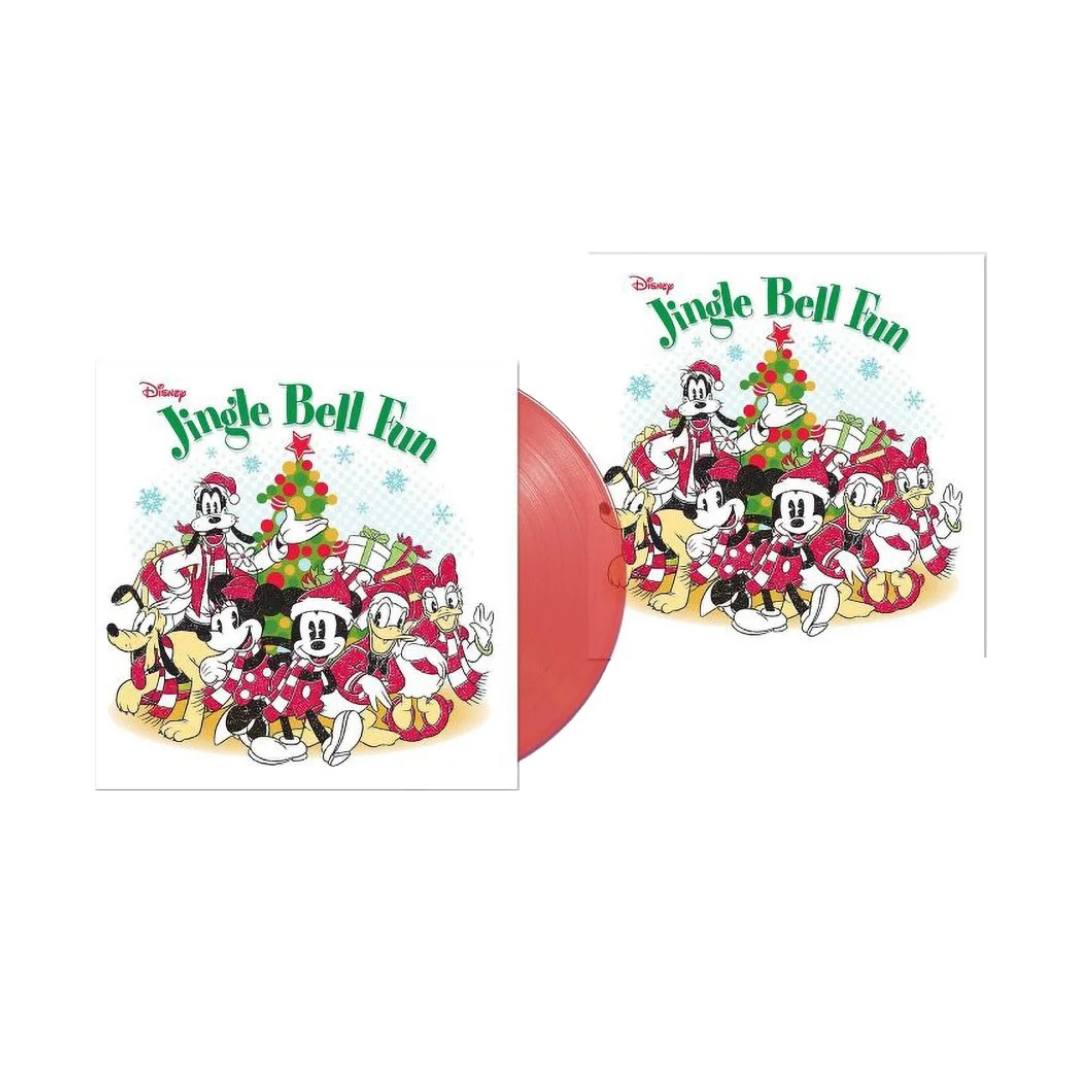 Disney Jingle Bell Fun – LP – Limited Translucent Red Vinyl – 2023 (Various Artists)