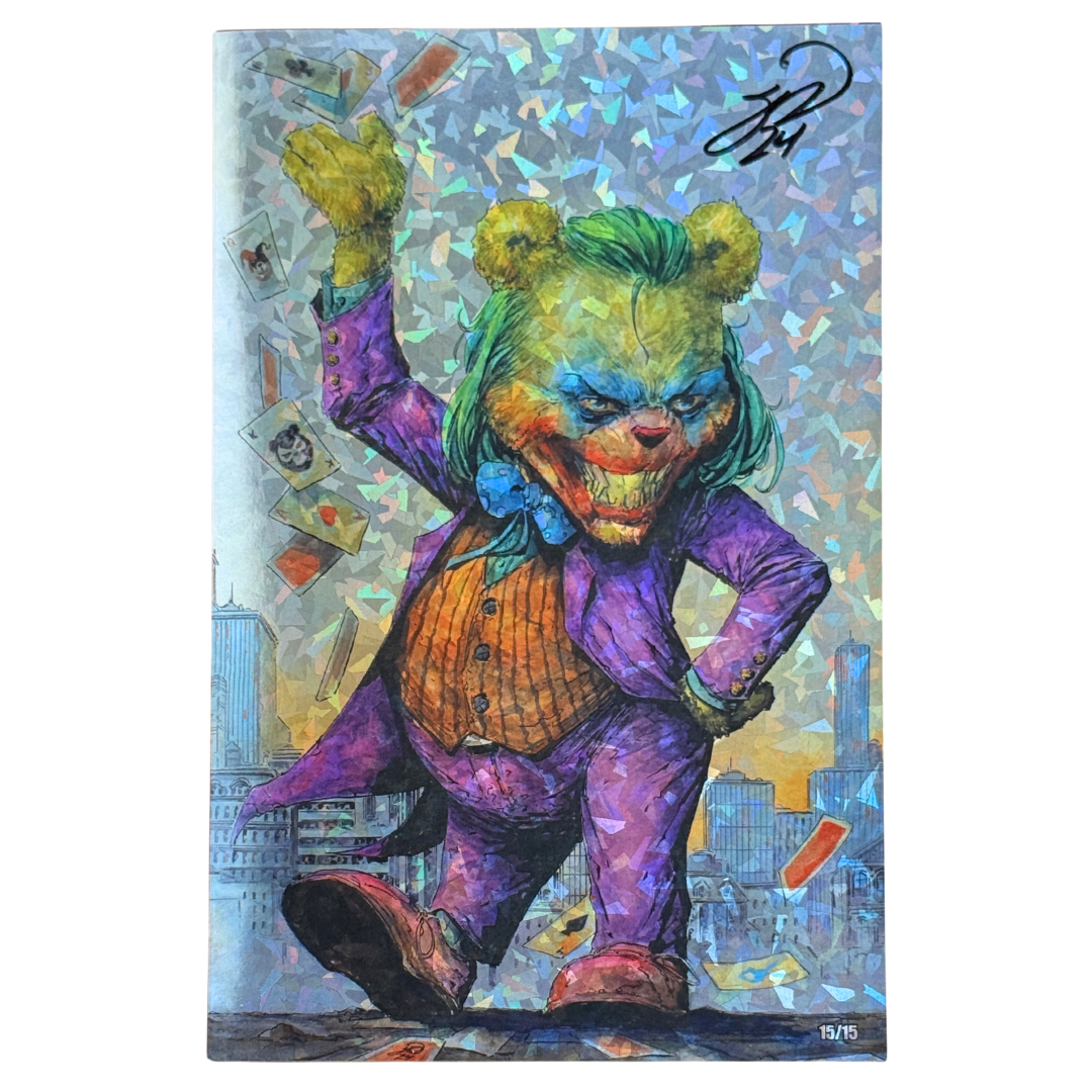 Do You Pooh – Johnny Desjardins Signed / Joker Homage Artist Proof (AP 15/15) – Crystal Flake Foil – NM – Counterpoint Comics