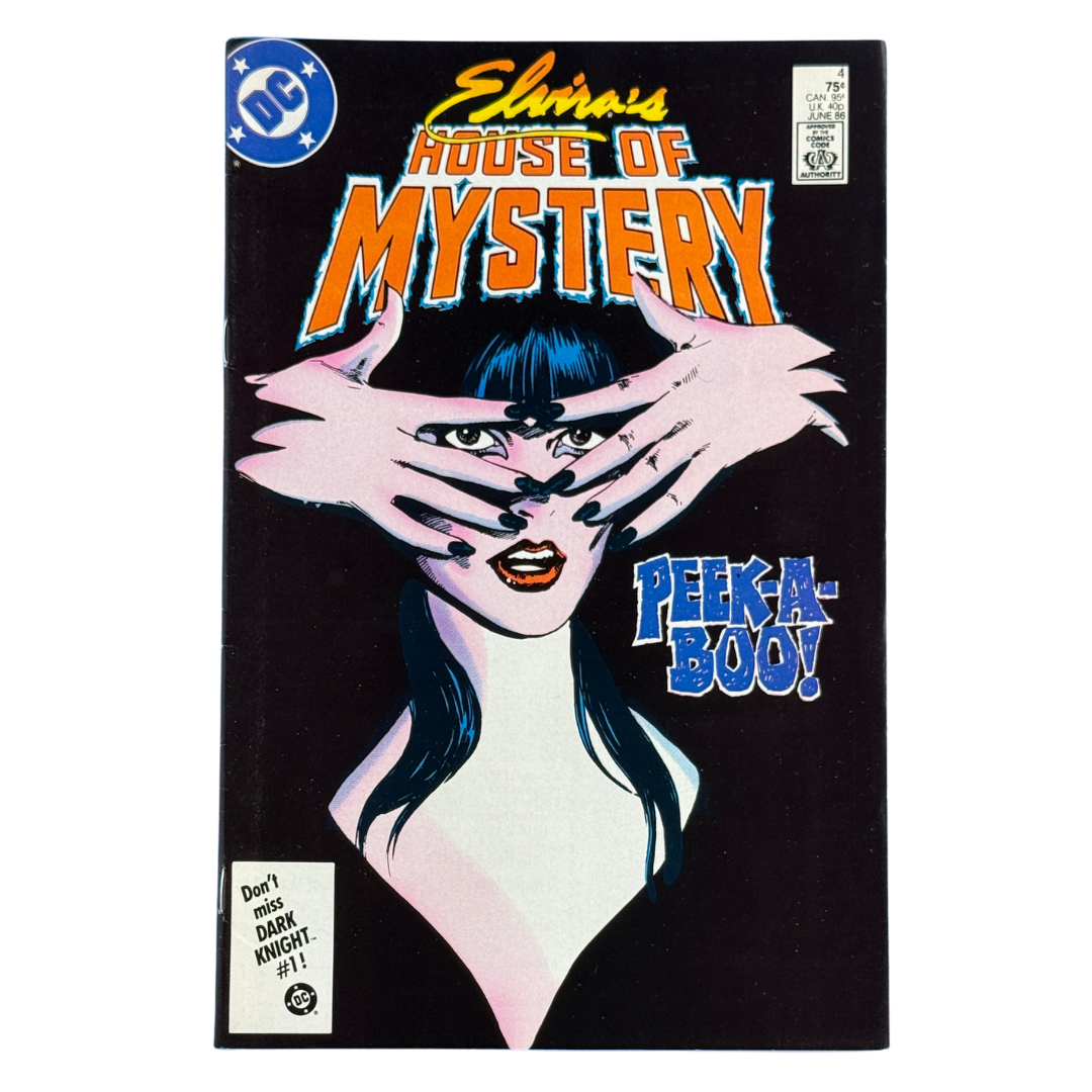 Elvira’s House of Mystery (1986 DC) #4 – VF – Direct Edition – 1986 (DC)