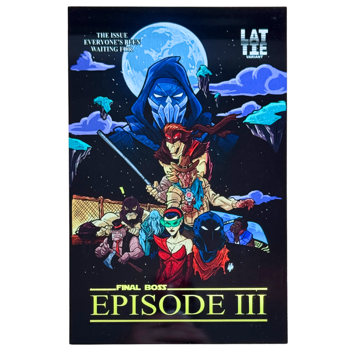 Final Boss #3 – Tim Lattie Metal Cover / Kiss Komixx Exclusive – NM – 2023 (Artists Elite)