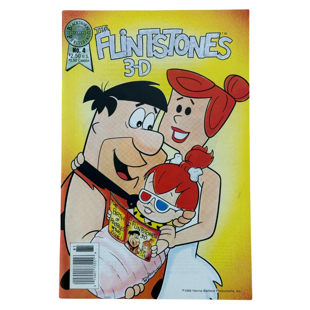 Flintstones 3-D #4 – VF/NM – 1988 (Blackthorne)