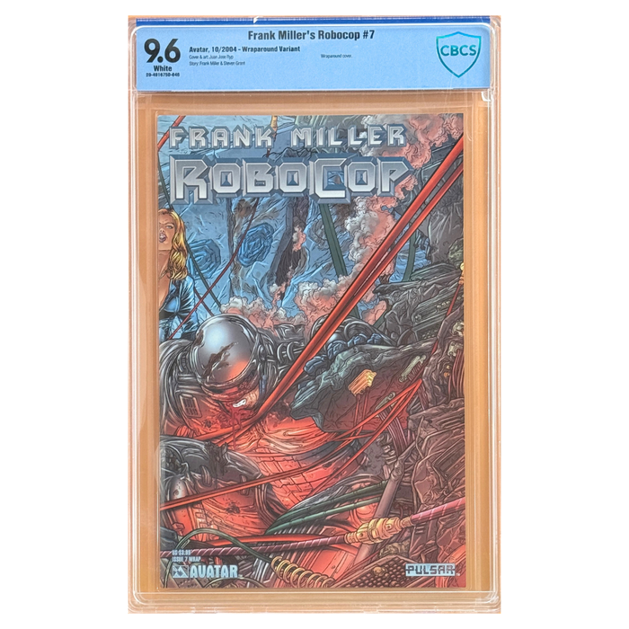 Frank Miller’s Robocop #7 – Wraparound Variant – CBCS 9.6 – 2004 (Avatar Press)