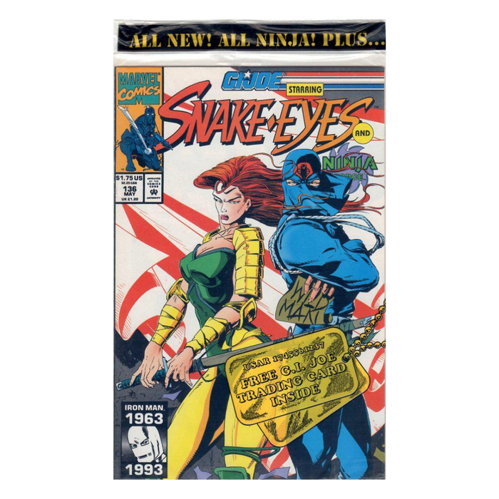 G.I. Joe: A Real American Hero #136 – VF/NM – Polybagged Sealed – 1993 (Marvel)
