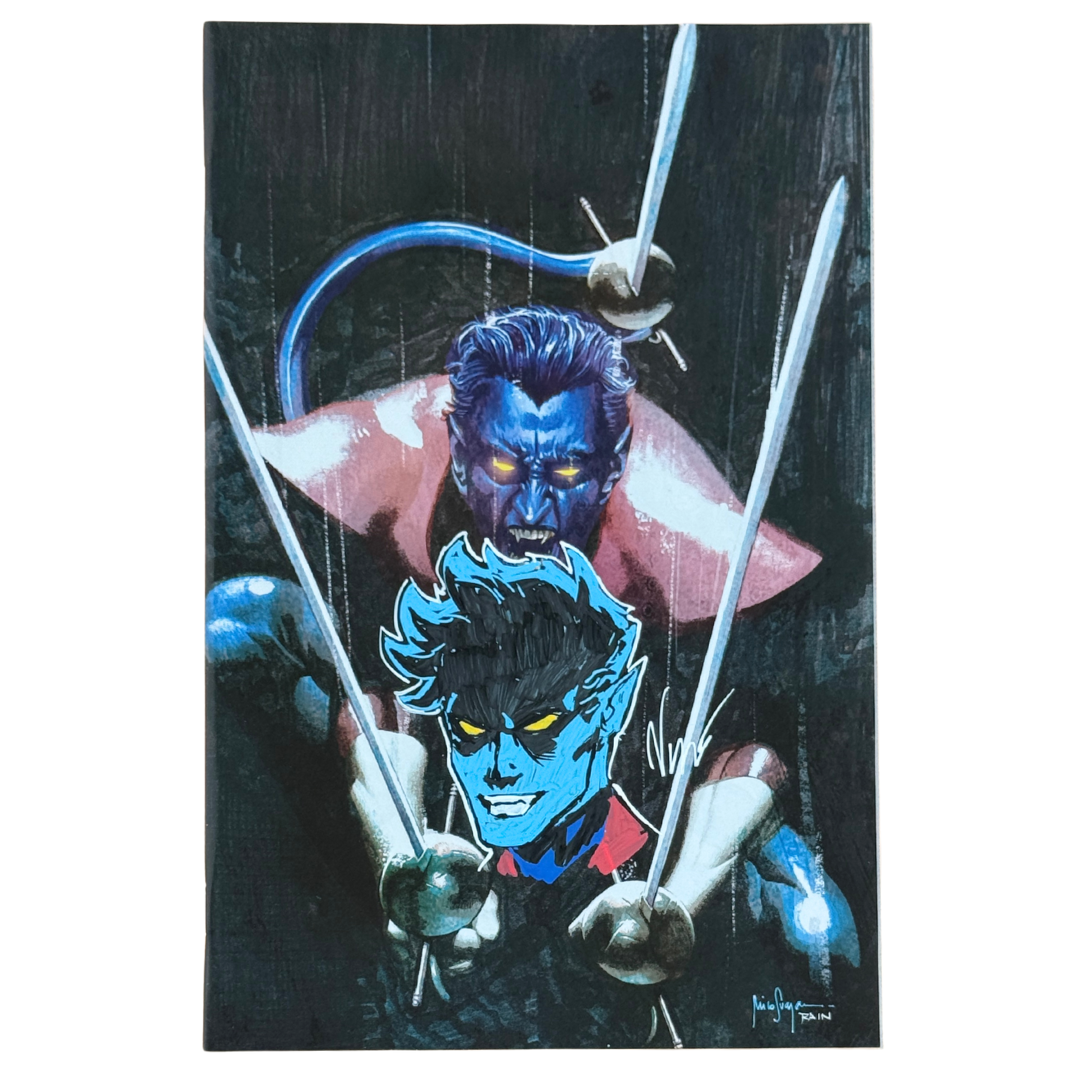 Giant-Size X-Men: Nightcrawler #1 – Mico Suayan Virgin Variant – Brand New – 2020 (Marvel / Unknown Comics Exclusive, Signed & Sketched Eddie Nunez)