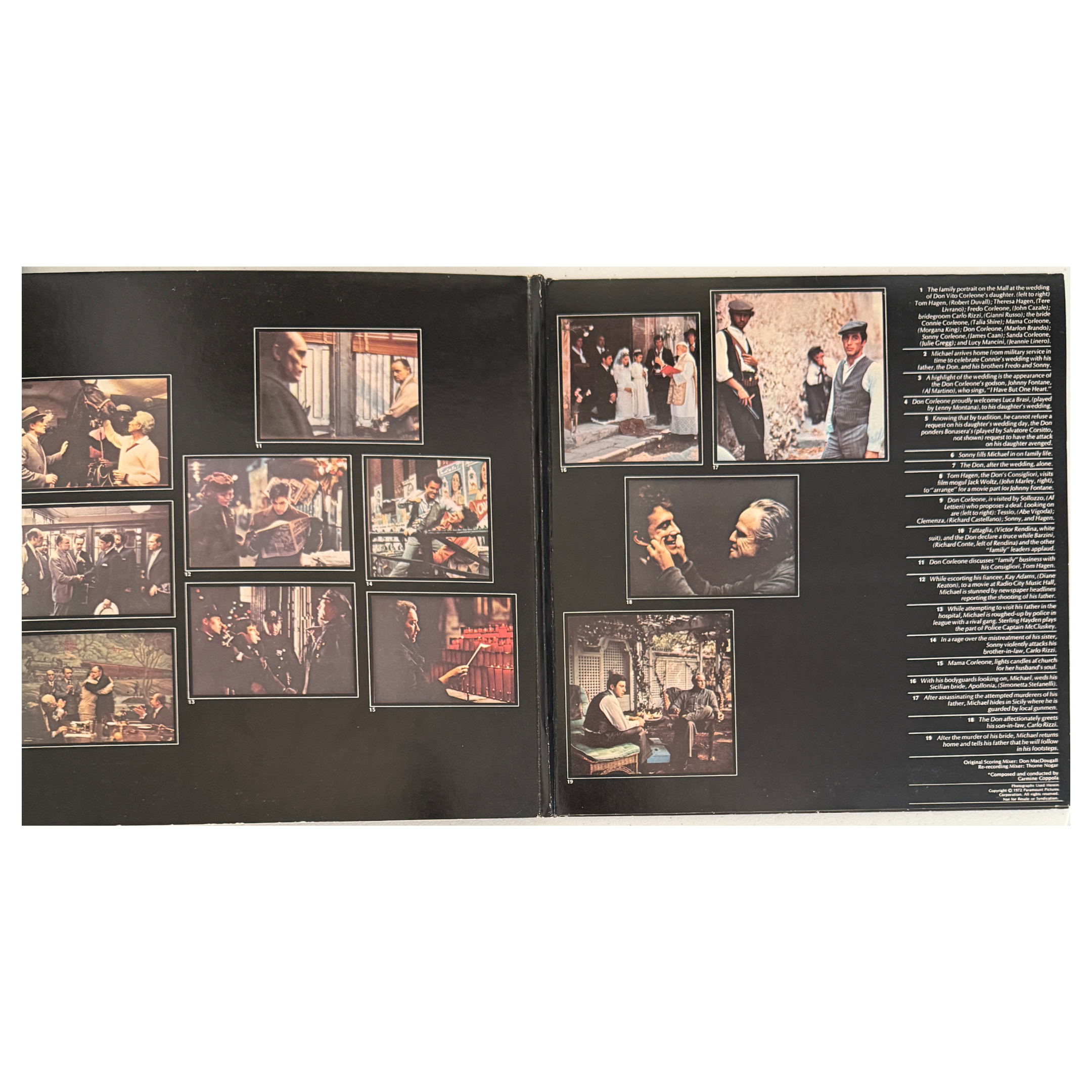 Godfather Soundtrack Paramount Records 1972 - Vinyl LP - Used (Collectible)
