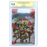 Harley Quinn 30th Anniversary Special #1 – Signed Paul Dini & Amy Mebberson - Paul Dini Virgin Foil Variant – CGC SS 9.8 – 2022 (DC)