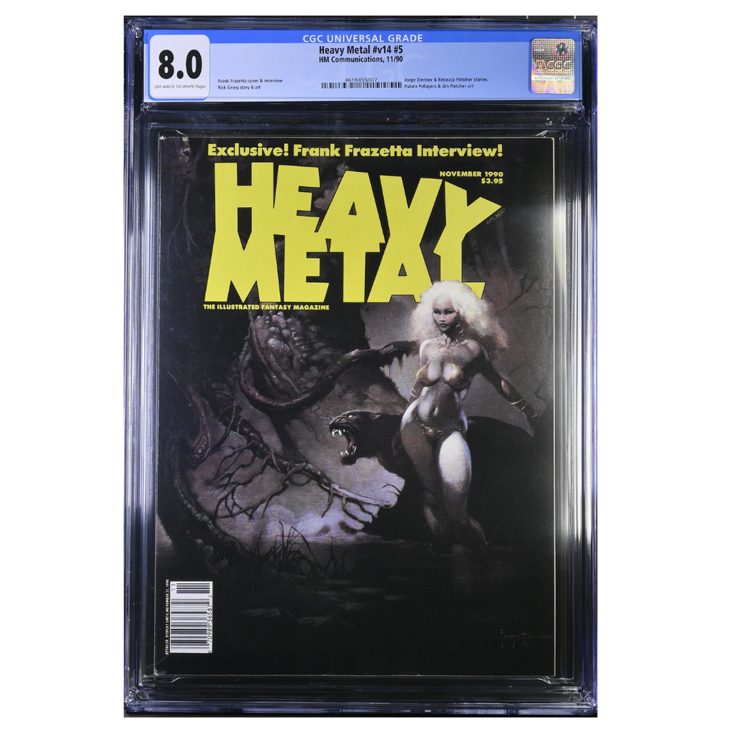 Heavy Metal Magazine (1977) Vol. 14 #5 – CGC 8.0 – 1990 (HM Communications)