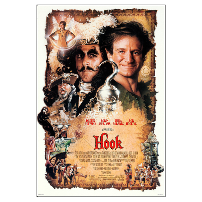 Hook – Original Movie Poster – One Sheet – VF – Rolled – 1991 (Tri-Star)