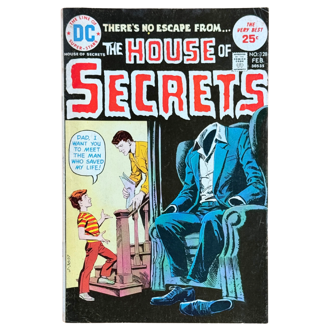 House of Secrets #128 – Luis Dominguez Cover – FN/VF – 1975 (DC Comics)