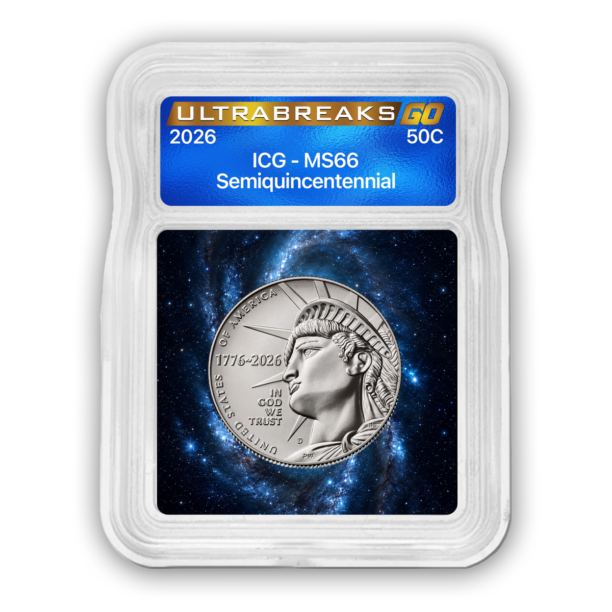Ultrabreaks GO! Cosmic Chase Graded Coin Mystery Pack