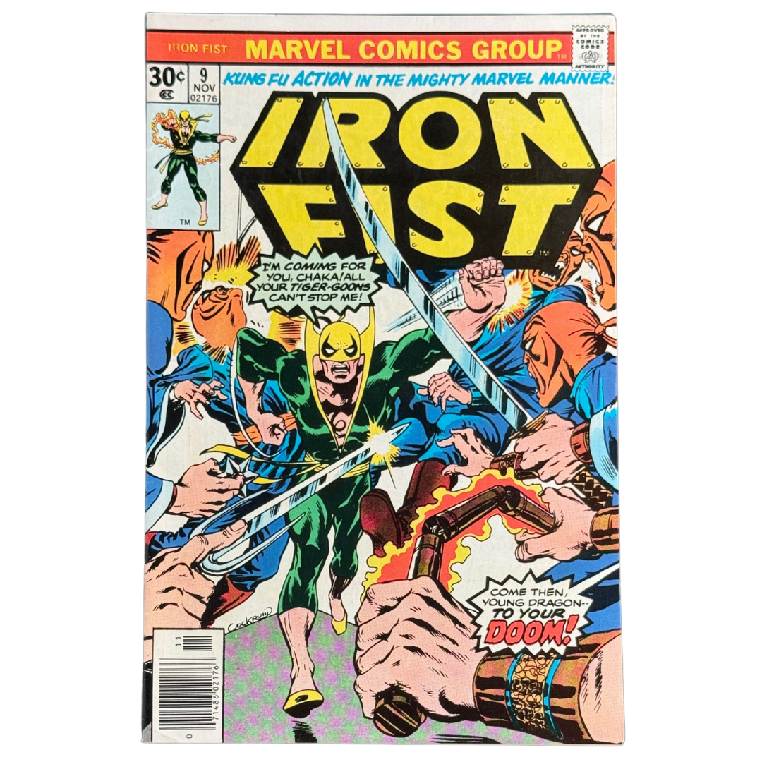 Iron Fist #9 – First Series – FN – 1976 (Marvel)