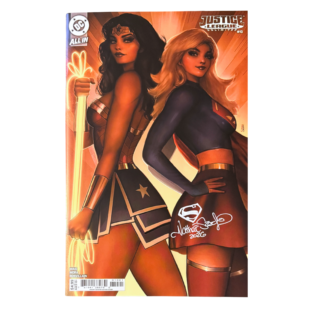 Justice League Unlimited #10 - Signed by Nathan Szerdy