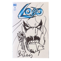 Lobo #1 - Blank - Sketch by Simon Bisley