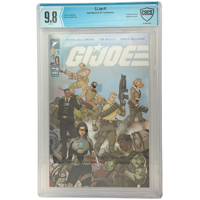 G.I. Joe Vol. 10 #1 – Tom Reilly Wraparound Foil Variant – CBCS 9.8 (2023, Image/Skybound)