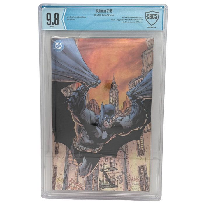 Batman #158 – Jim Lee & Scott Williams Foil Variant – CBCS 9.8 (2025, DC Comics)