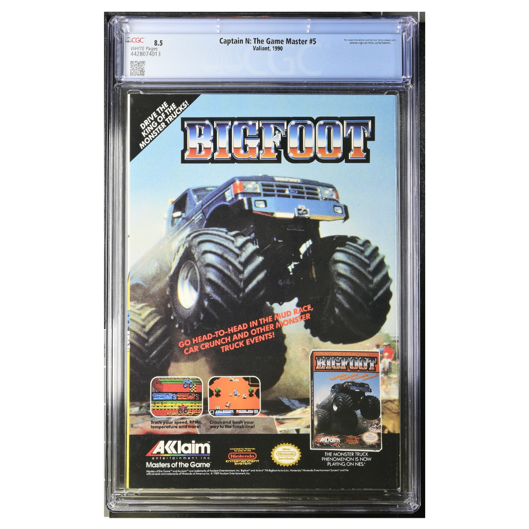 Captain N: The Game Master #5 – CGC 8.5 (1990, Valiant Comics)