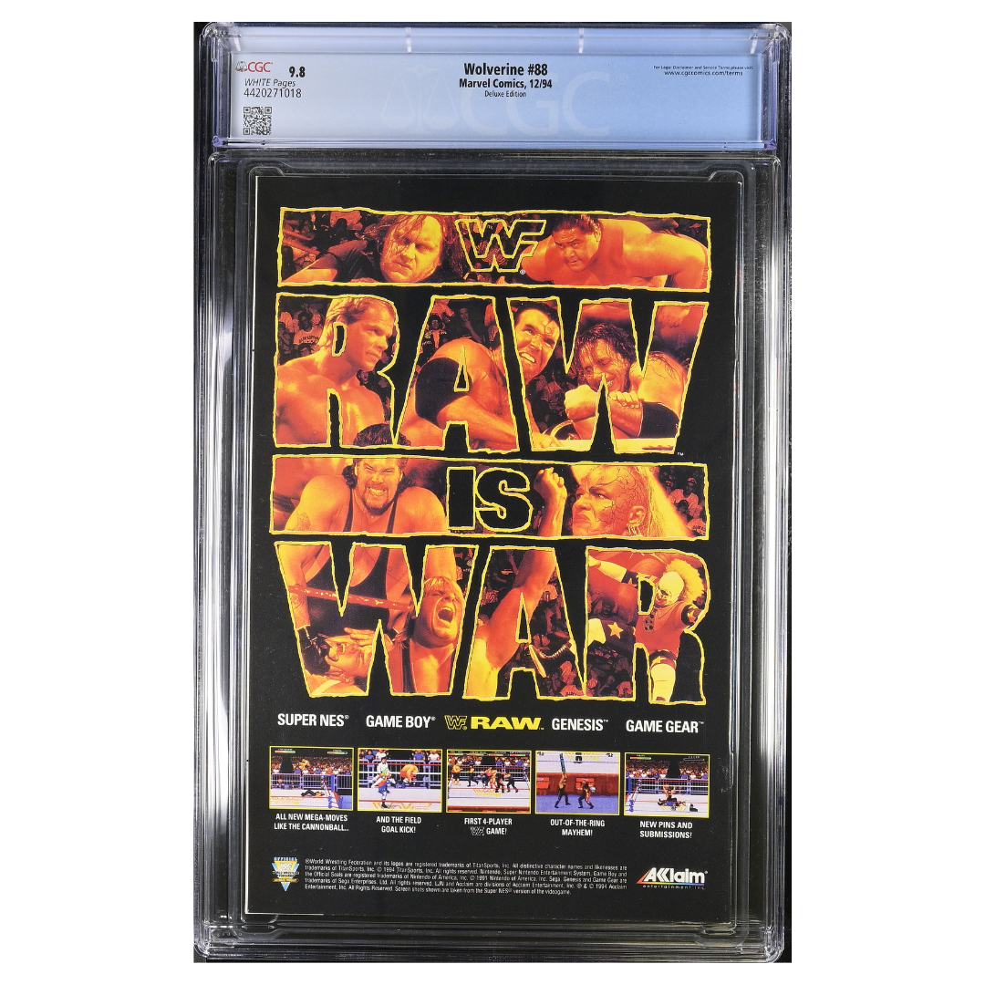 Wolverine #88 – Deluxe Edition – CGC 9.8 (1994, Marvel Comics)