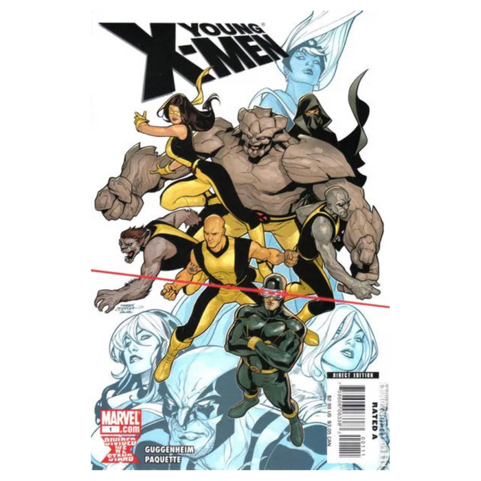 Young X-Men #1 – Terry Dodson Skrully Variant – NM (2008, Marvel Comics)