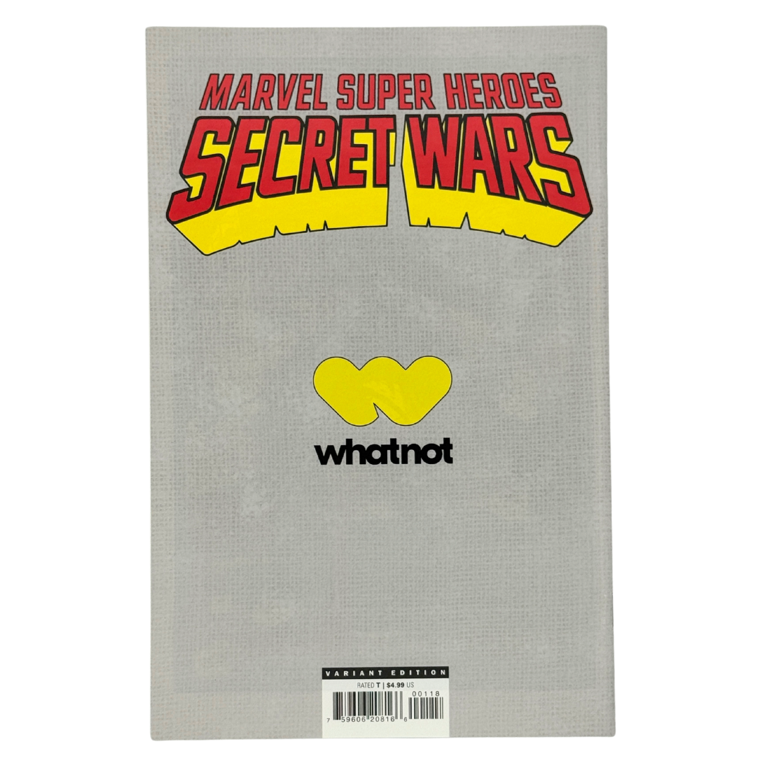 Marvel Super Heroes Secret Wars (1984) Facsimile Edition #1 – Drew Zucker WhatNot Exclusive Virgin Variant – NM (2024, Marvel Comics)