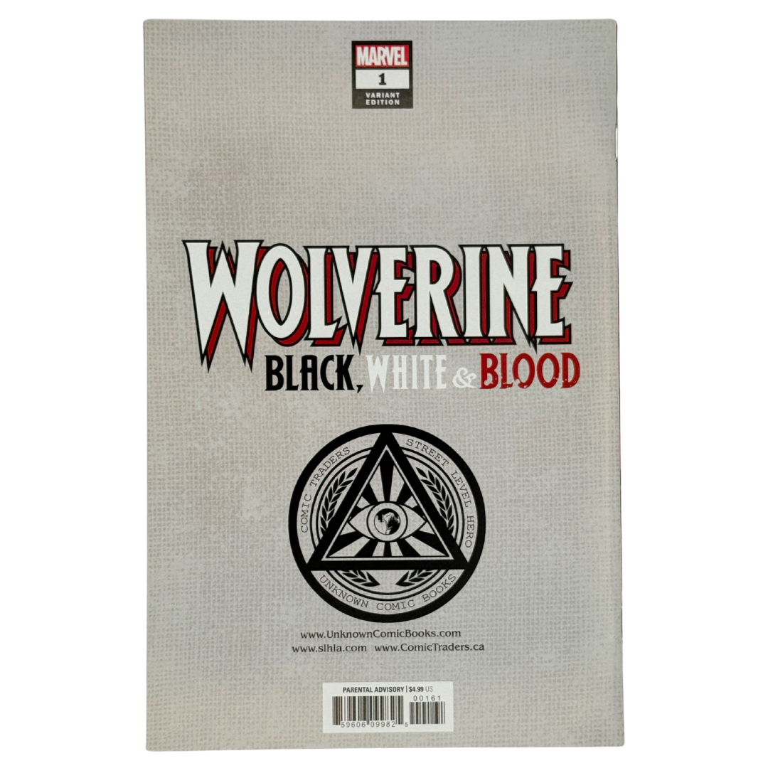 Wolverine: Black, White & Blood #1 – Tyler Kirkham Unknown Comics Variant – Signed with COA – NM (2020, Marvel Comics)