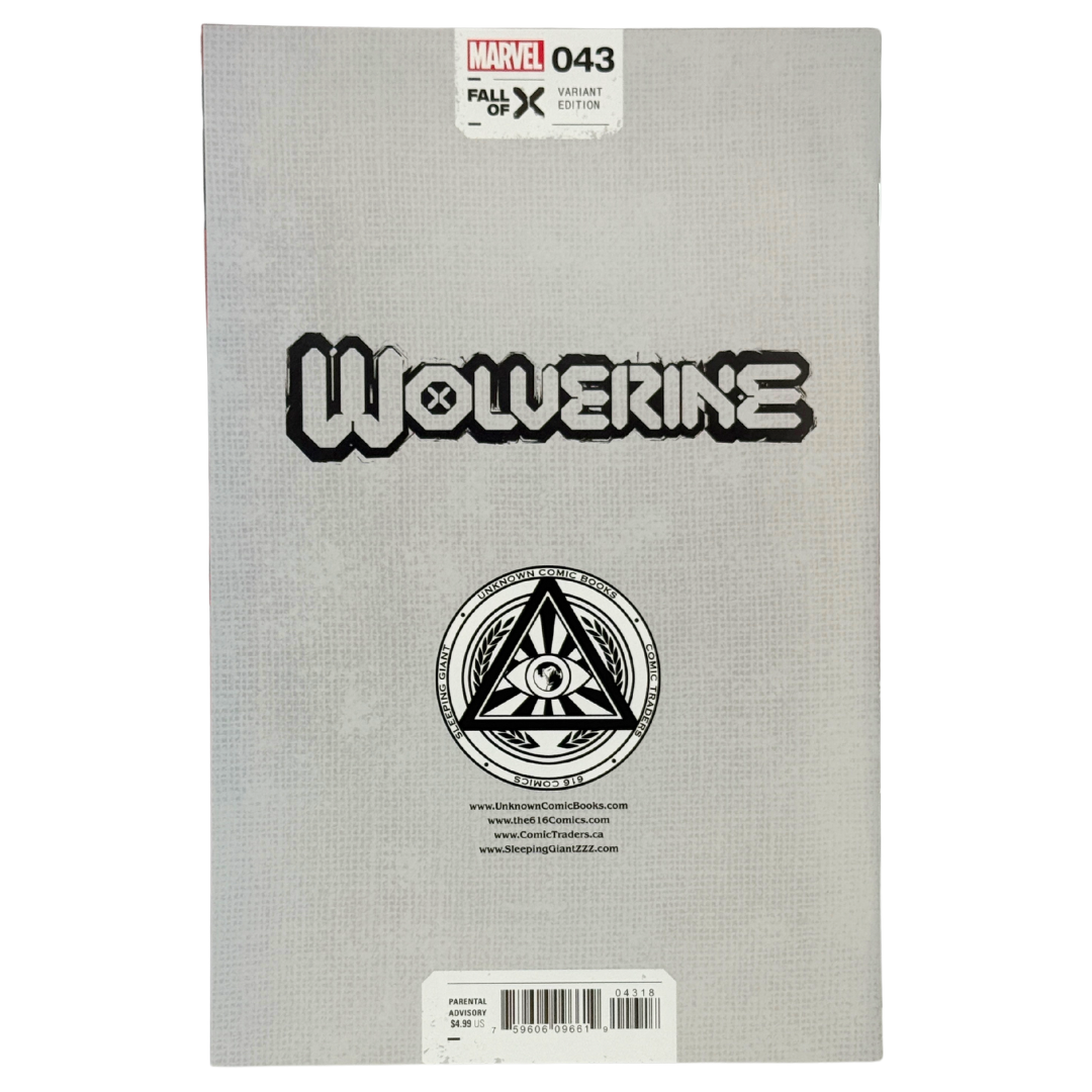 Wolverine (2020 6th Series) #43 – Signed by Kaare Andrews with COA – ILLUMINATI.A Exclusive Variant (2024, Marvel Comics)