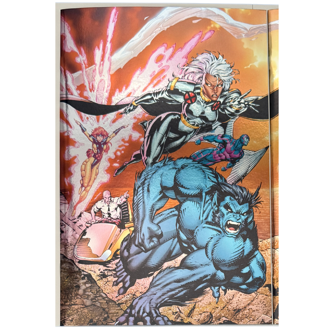 X-Men (1991) #1 Facsimile Foil Set (2025 Marvel) – Unknown Comics Exclusive – Connecting Jim Lee Covers – [4-Pack, Limited to 1000 Sets] – Brand New NM
