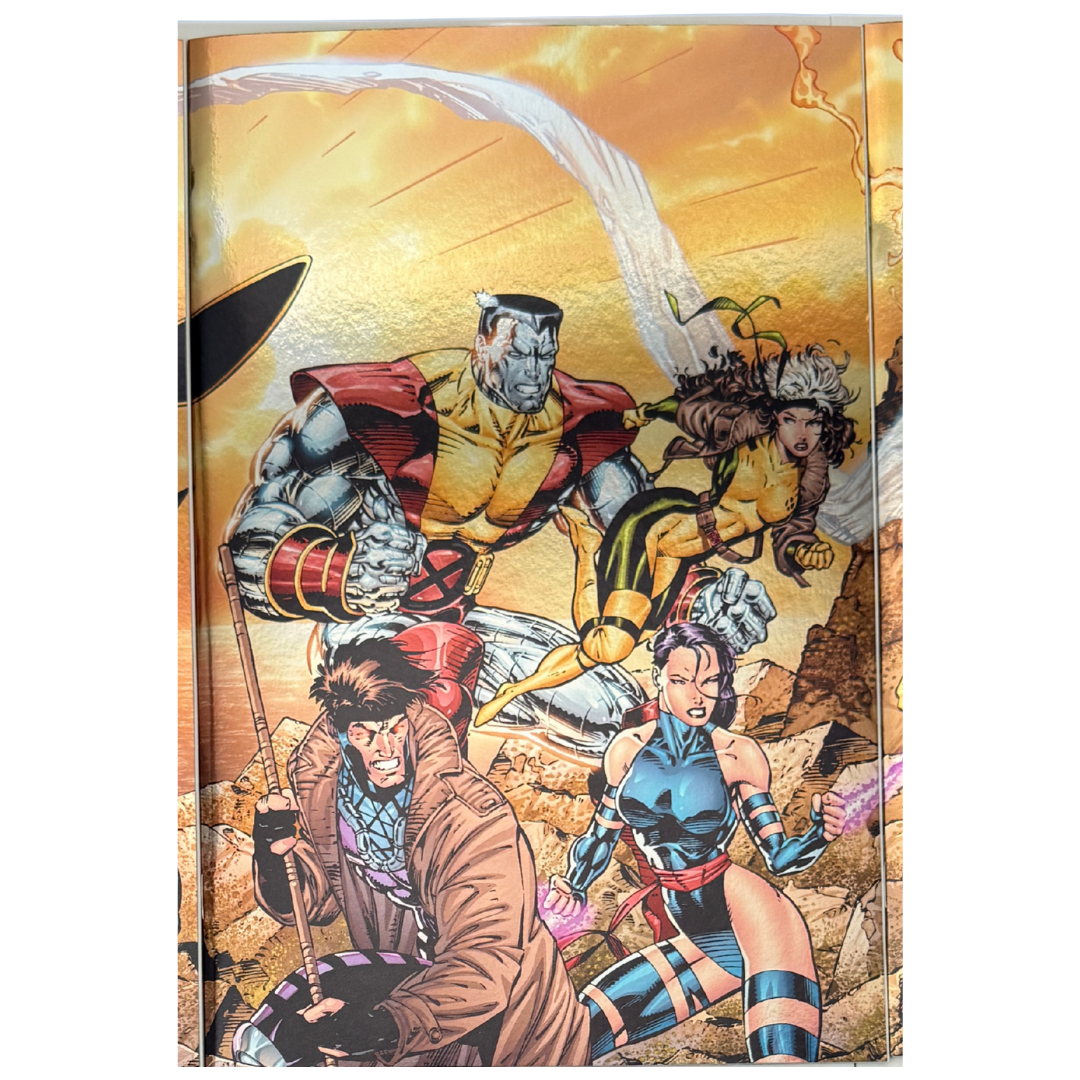 X-Men (1991) #1 Facsimile Foil Set (2025 Marvel) – Unknown Comics Exclusive – Connecting Jim Lee Covers – [4-Pack, Limited to 1000 Sets] – Brand New NM