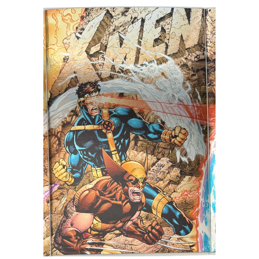 X-Men (1991) #1 Facsimile Foil Set (2025 Marvel) – Unknown Comics Exclusive – Connecting Jim Lee Covers – [4-Pack, Limited to 1000 Sets] – Brand New NM