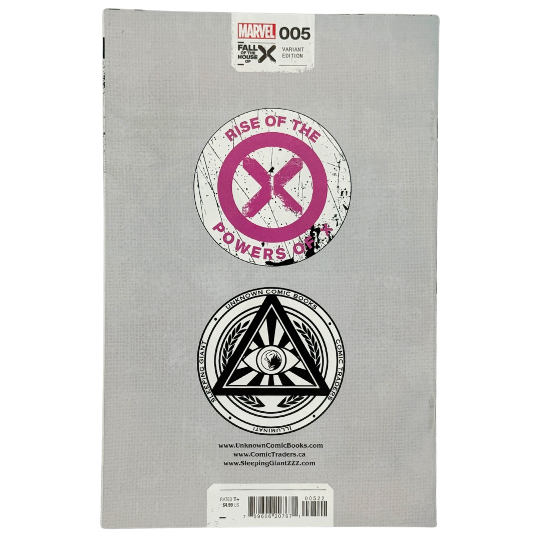 Rise of the Powers of X (2024 Marvel) #5 – ILLUMINATI Exclusive – Signed by David Nakayama with COA – Brand New NM